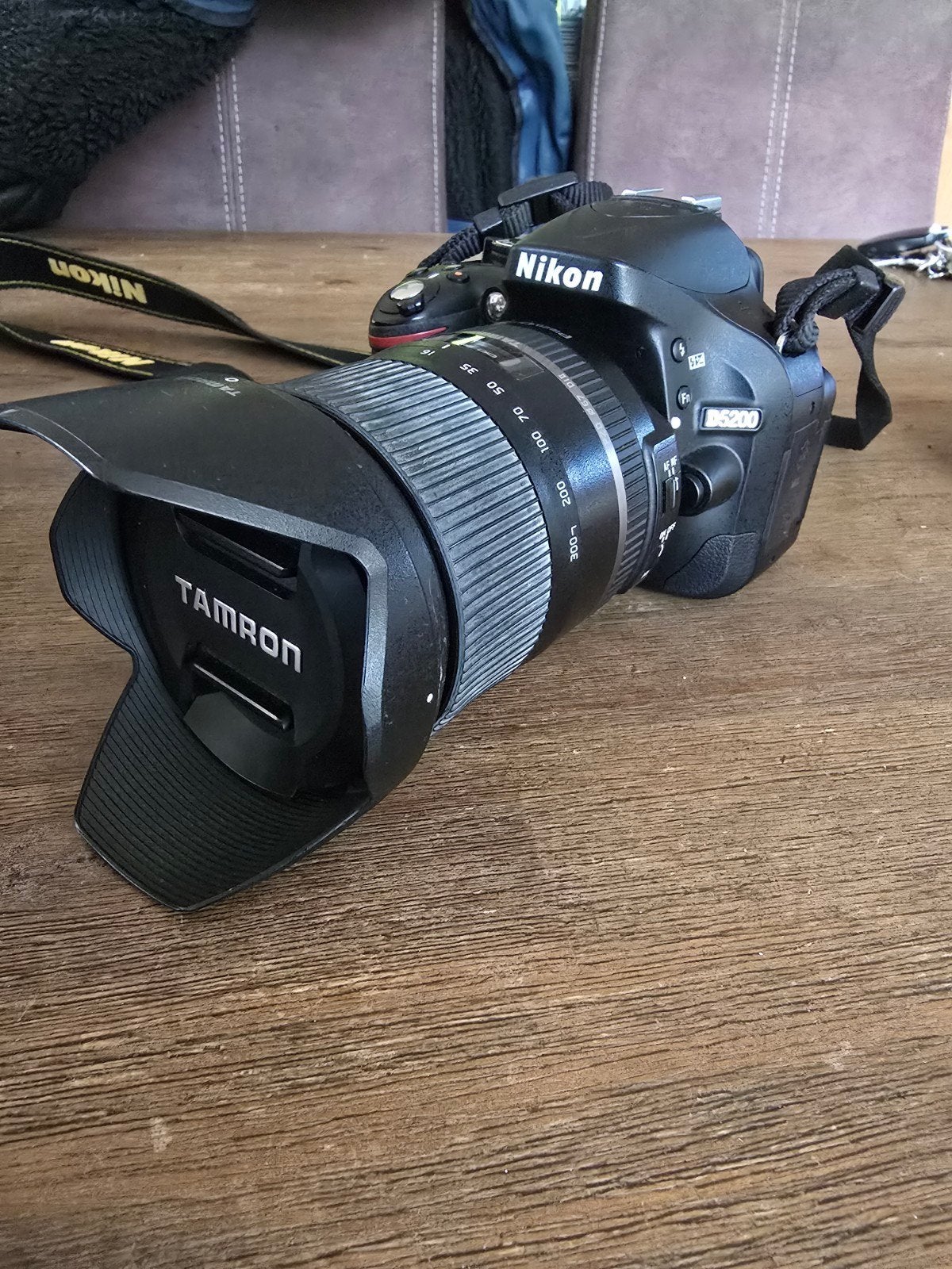 Nikon D5200 met Tamron 16-300mm lens en tas, Ophalen, Gebruikt, Spiegelreflex, Nikon