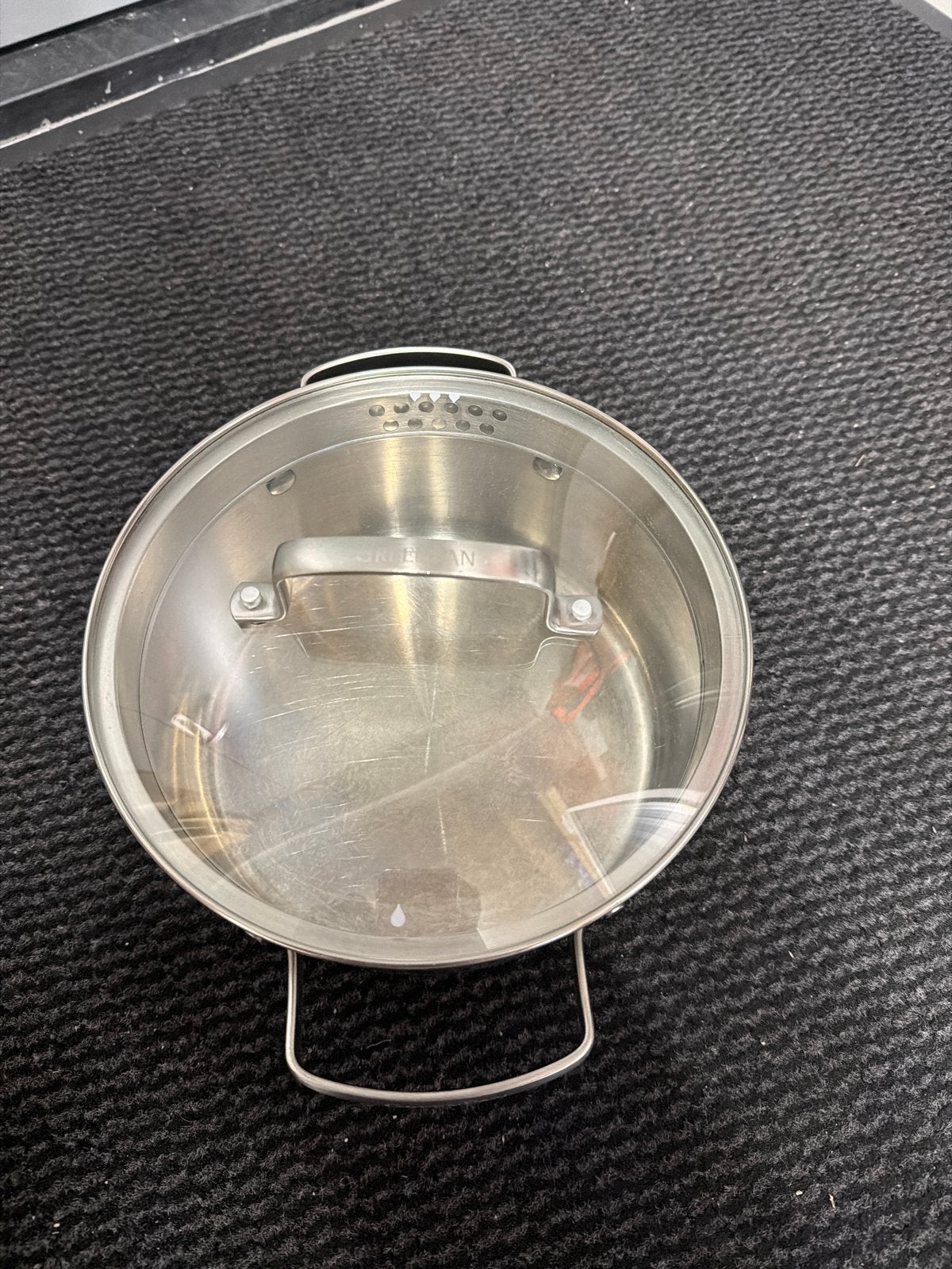 Greenpan kookpan met afgietsysteem en deksel, Huis en Inrichting, Ophalen, Afgietsysteem, Gebruikt, GreenPan