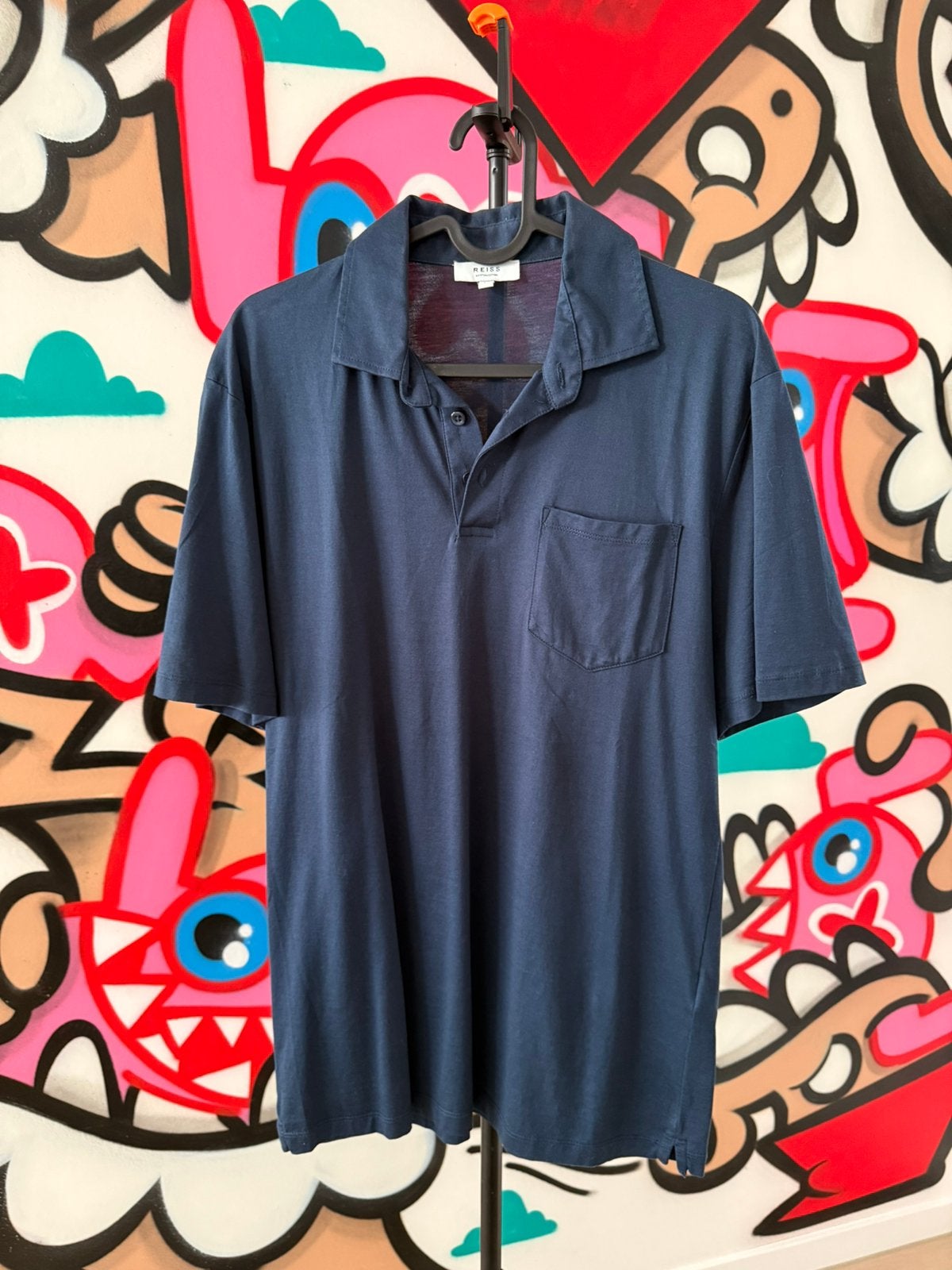 Polo T-shirt van Reiss maat M, Ophalen of Verzenden, Zo goed als nieuw