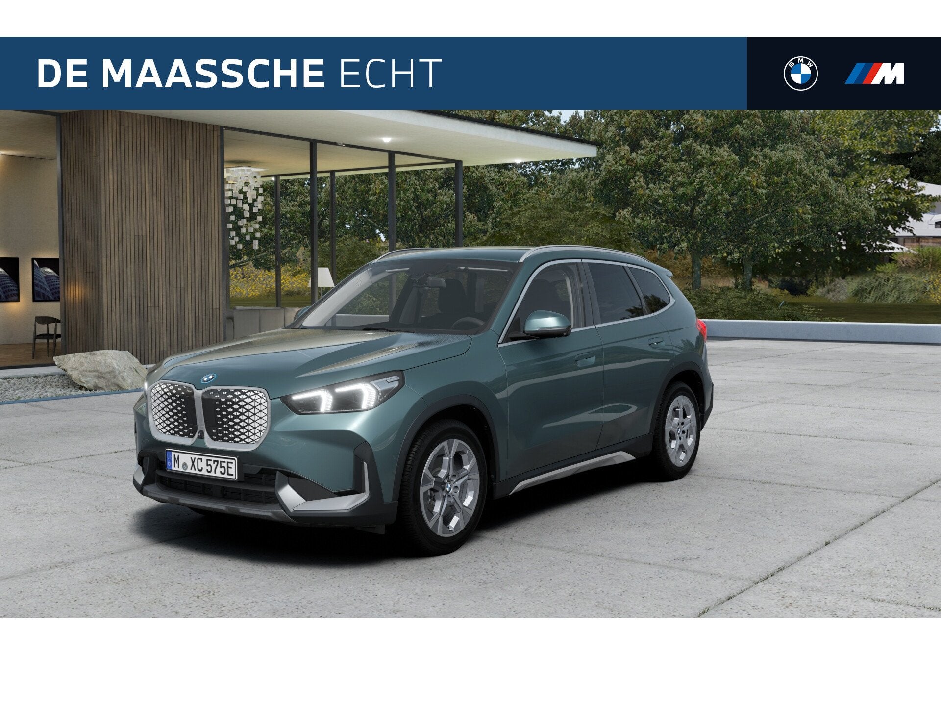 BMW iX1 eDrive20 Pure Edition / Adaptieve LED / Comfort Acce, Auto's, Dealer onderhouden, Zwart, Leder, Nieuw