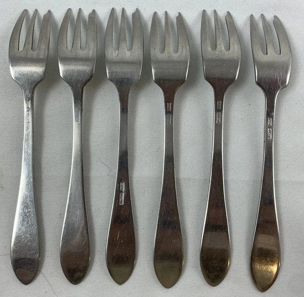 Gero Zilmeta 718 Puntfilet taartvorkjes set 6 stuks 14 cm, Huis en Inrichting, Keuken | Bestek, Coolsingel 104, 3011 AG Rotterdam, Netherlands
