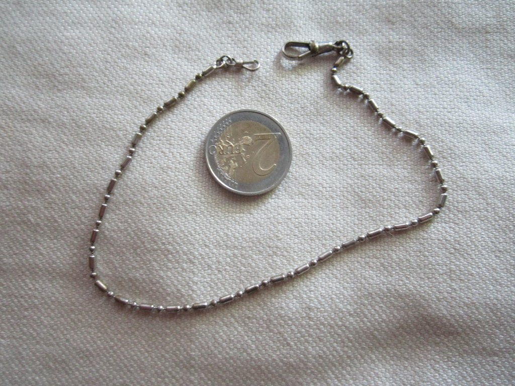 18.  Oude horlogeketting,  28 cm, Ophalen, Overige materialen, Ketting
