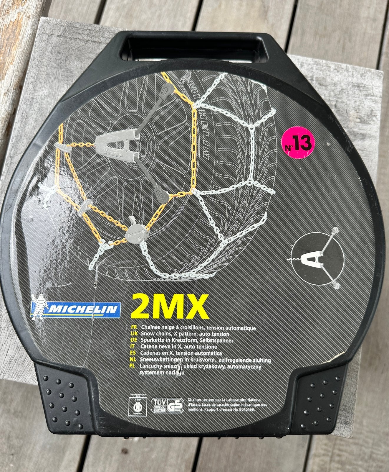 Michelin 2MX Sneeuwkettingen - Maat 13 Nieuw & ongebruikt, Ophalen of Verzenden, Nieuw