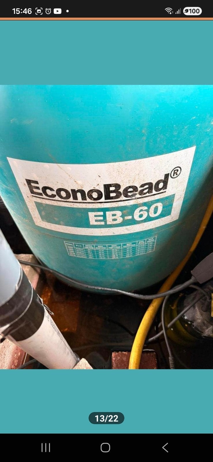 Complete Vijverfilterset: EconoBead EB-60, AquaForte Pomp, Ophalen, Gebruikt, Vijverfilter