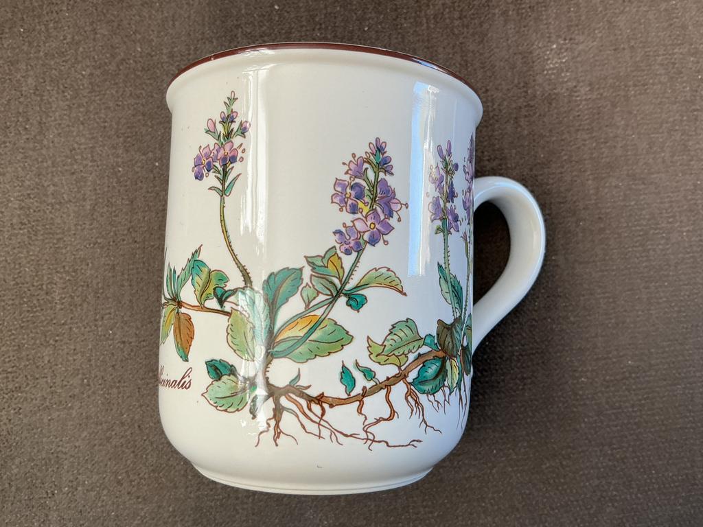 Beker Botanica Villeroy & Boch, Huis en Inrichting, Keuken | Servies, Ophalen, Zo goed als nieuw, Overige stijlen, Kop(pen) en/of Schotel(s)