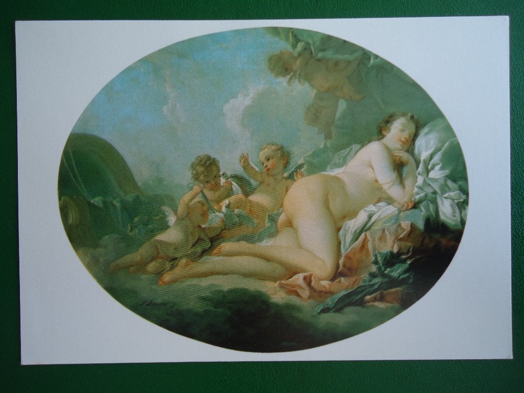 (1814) Kunstkaart: F. BOUCHER / Venus asleep, Verzenden, 1980 tot heden, Ongelopen, Overige thema's