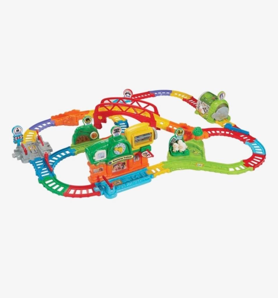 Vtech Toet Toet Auto's Avonturen Treinset met locomotief, Kinderen en Baby's, Speelgoed | Vtech, Ophalen, Zo goed als nieuw, 2 tot 4 jaar