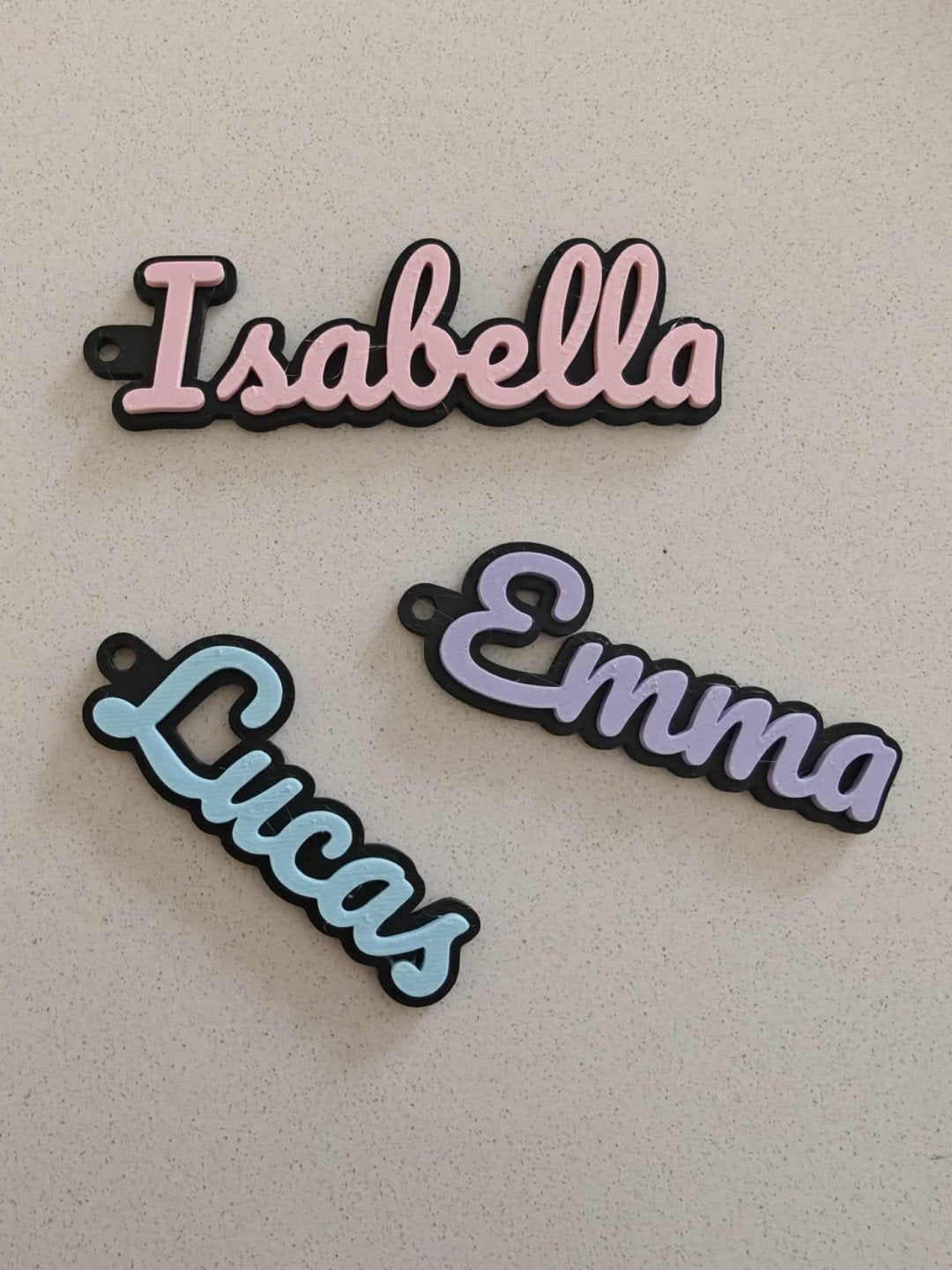 Gepersonaliseerde 3D Sleutelhanger / Tas-tag met eigen naam!, Ophalen of Verzenden, Nieuw, Overige typen