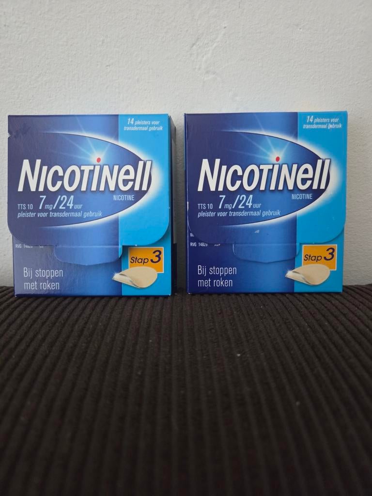 28 Stuks Nicotinell (7mg/24u) - Stap 3 nicotinepleisters, Ophalen of Verzenden