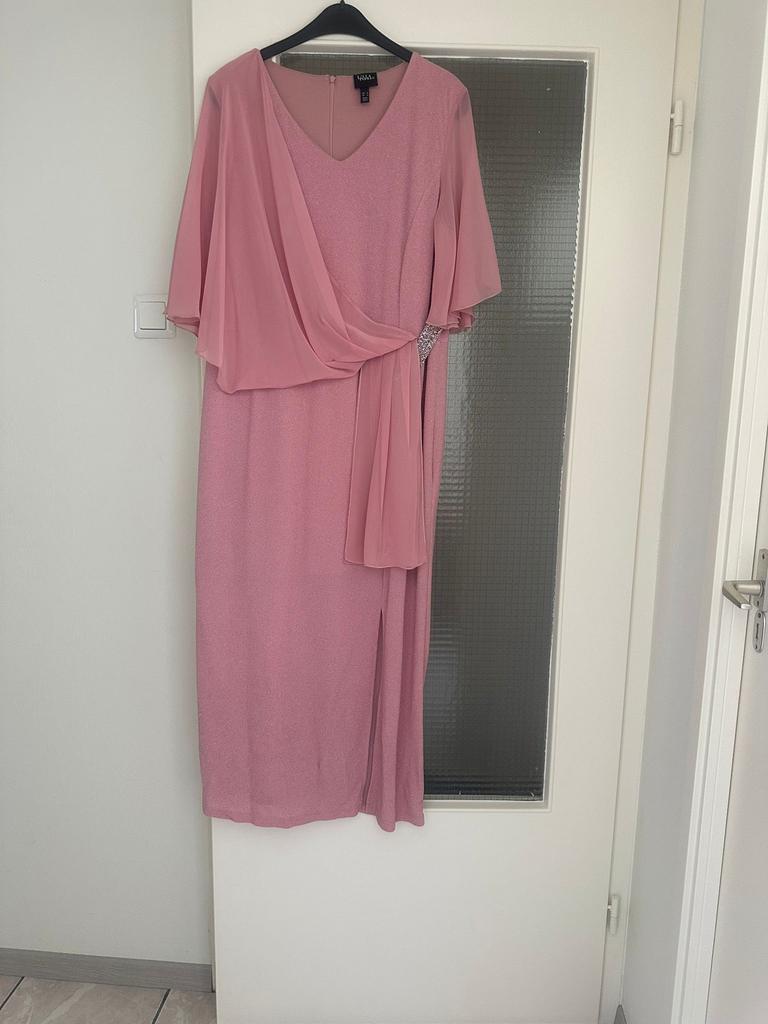 avondjurk feestjurk galajurk maat 46, Ophalen of Verzenden, Zo goed als nieuw, Maat 46/48 (XL) of groter, Blauw