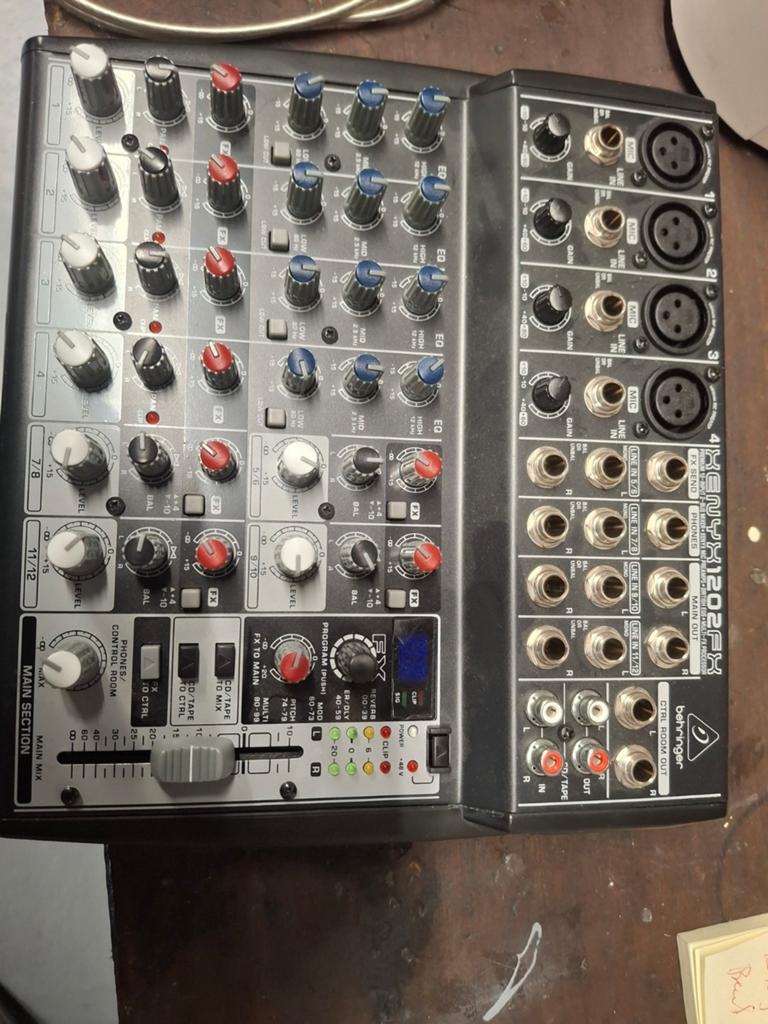 Mengpaneel Behringer 1202 FX, Muziek en Instrumenten, Ophalen of Verzenden, Gebruikt
