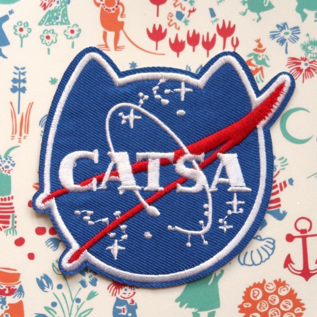 CATSA NASA kat patch badge applicatie embleem, Verzenden, Nieuw, Overige applicaties