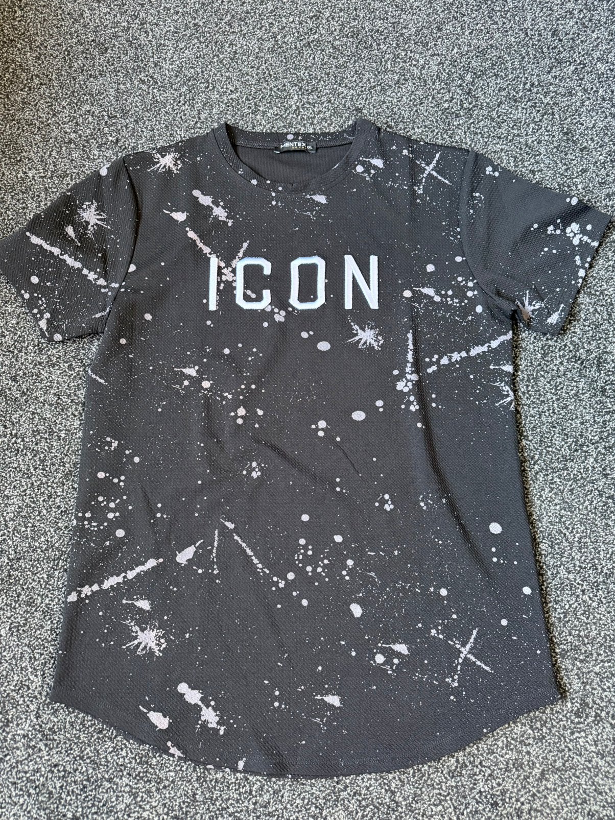 T -Shirt icon zwart maat L nieuw, Ophalen of Verzenden, Nieuw, Maat 48/50 (M), Zwart