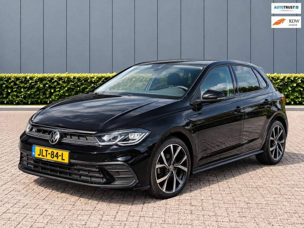 Volkswagen POLO 1.0 TSI Camera/Keyless/Virtual/Stoelverwarmi, Auto's, Stof, 95 pk, 1104 kg, Zwart