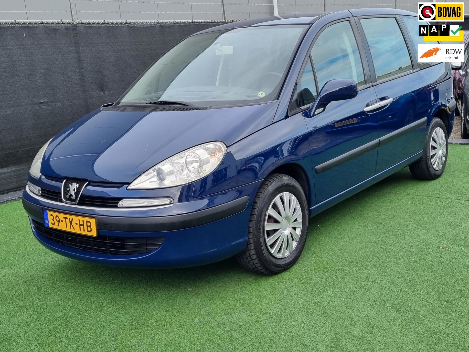 Peugeot 807 2.0 SR 8 PERSOONS 8P NAP!, Voorwielaandrijving, 8 stoelen, 4 cilinders, Blauw