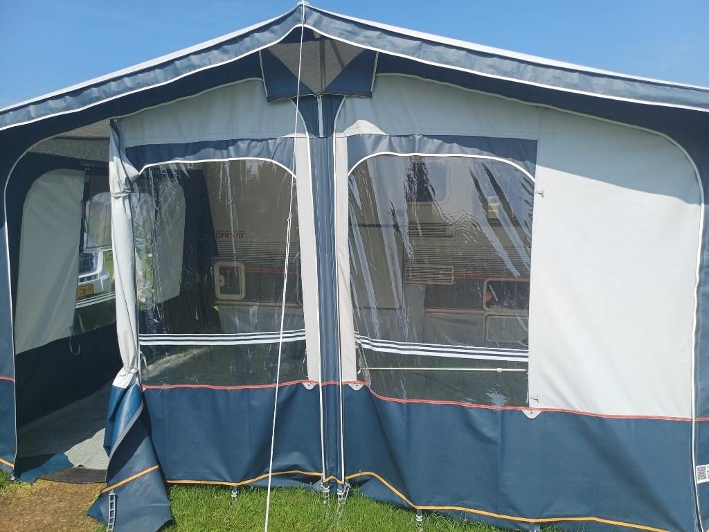 Voortent caravan, Ophalen, Gebruikt