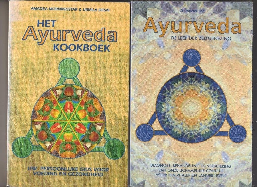 Ayurveda De leer der zelfgenezing en Het Ayurveda kookboek, Ophalen of Verzenden, Zo goed als nieuw, Spiritualiteit algemeen, Overige typen