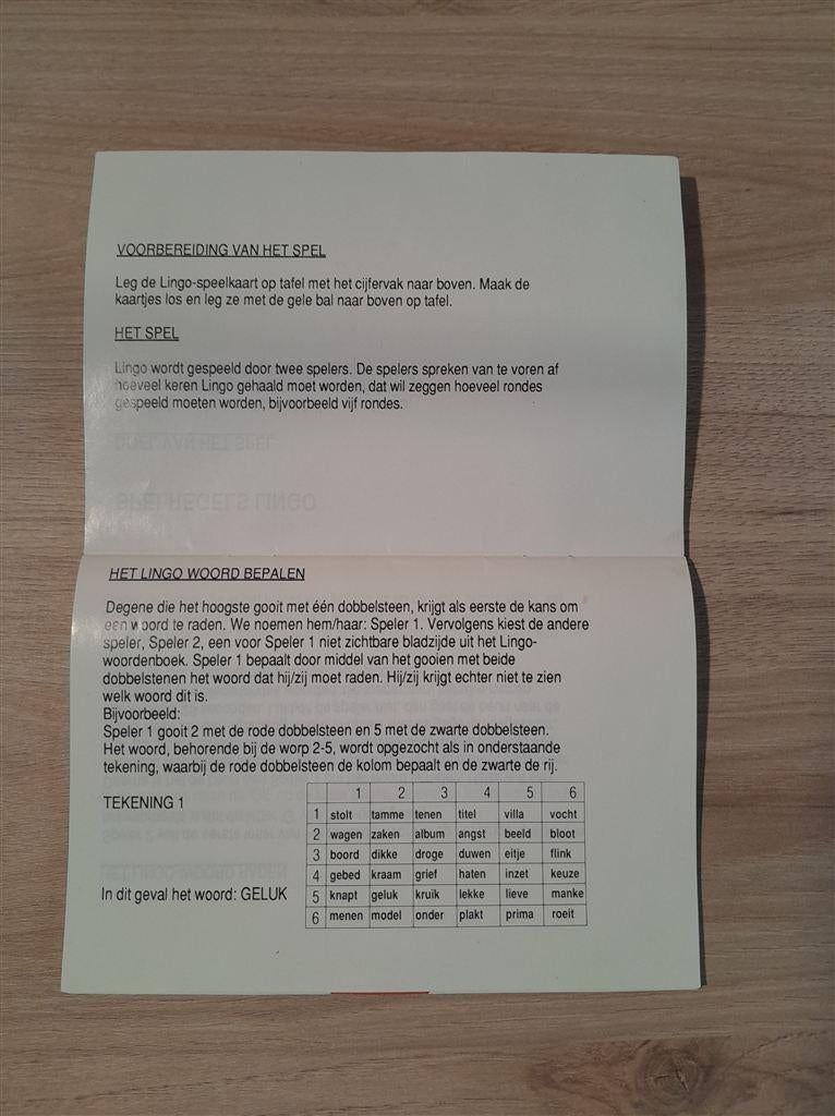 het lingo woordspel Deluxe - s6106, Verzenden, Zo goed als nieuw
