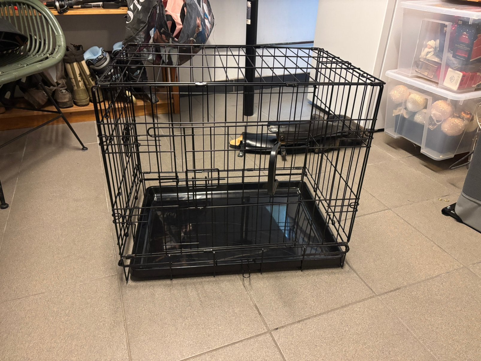 Honden bench klein zgan, Ophalen of Verzenden, Zo goed als nieuw, Minder dan 75 cm, Minder dan 65 cm