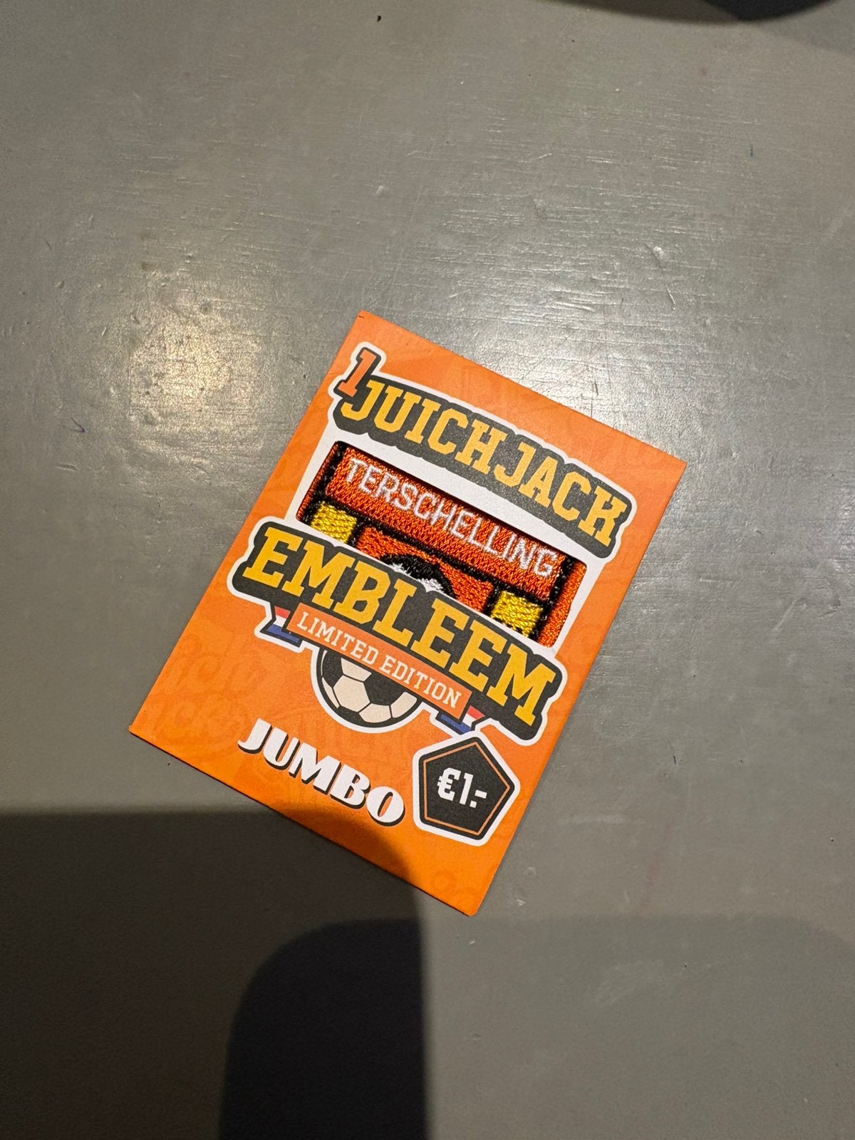 Juichjack embleem Terschelling, Ophalen of Verzenden, Koffie of Thee, Zegels, Bonnen of Punten