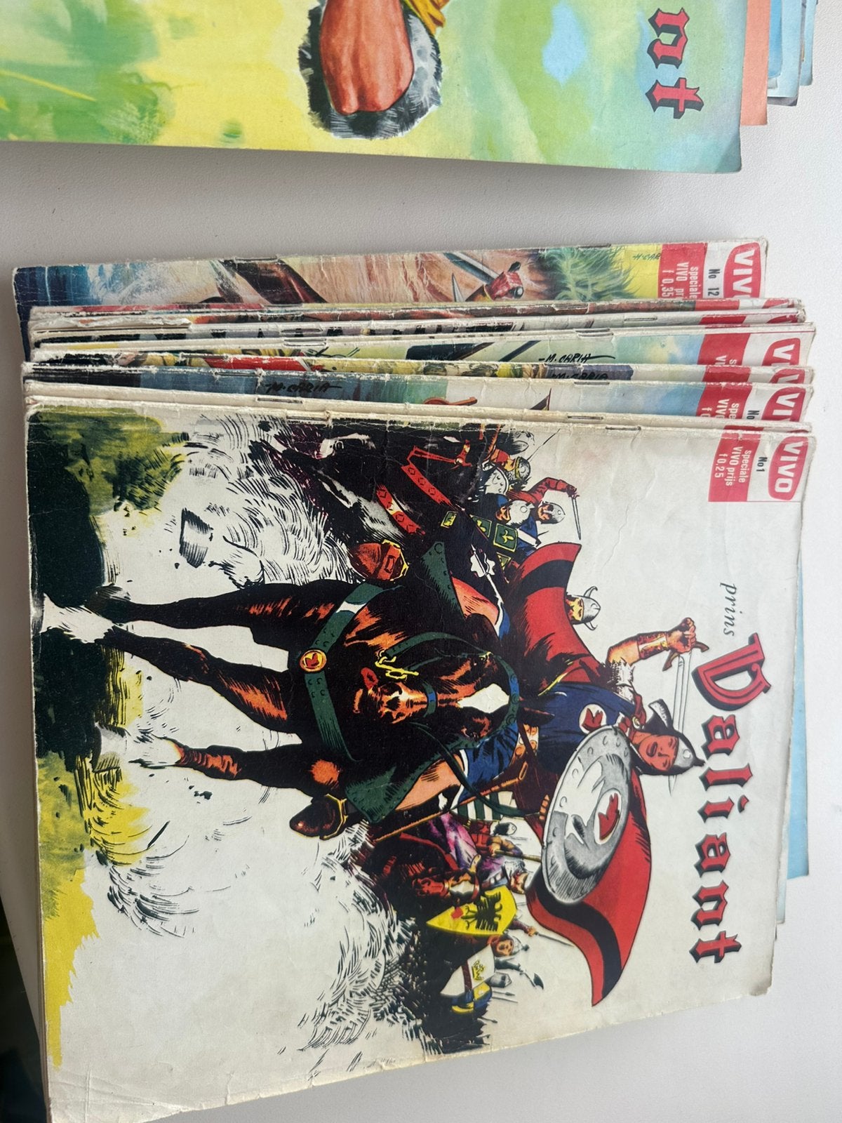 Prins Daliant, Meerdere comics, Ophalen, Gelezen, Europa
