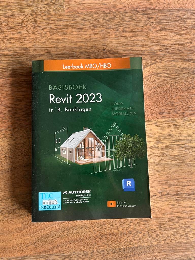 Revit 2023 Basisboek (BIM / Bouwkunde), Boeken, Ophalen of Verzenden, Beta, Zo goed als nieuw, HBO