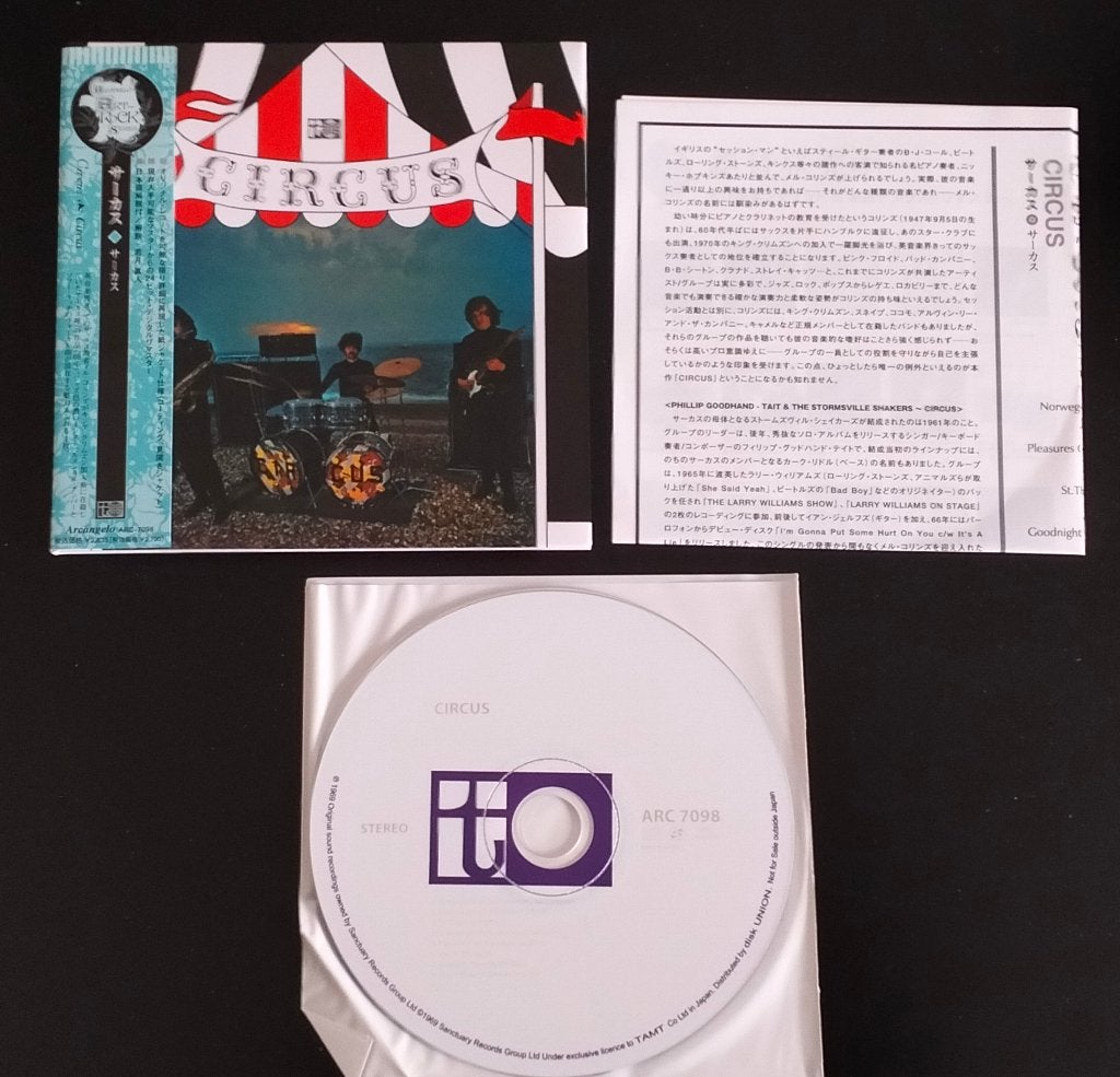 Circus S.t - Japan Mini Lp Cd + OBI, Ophalen of Verzenden, Zo goed als nieuw, Poprock