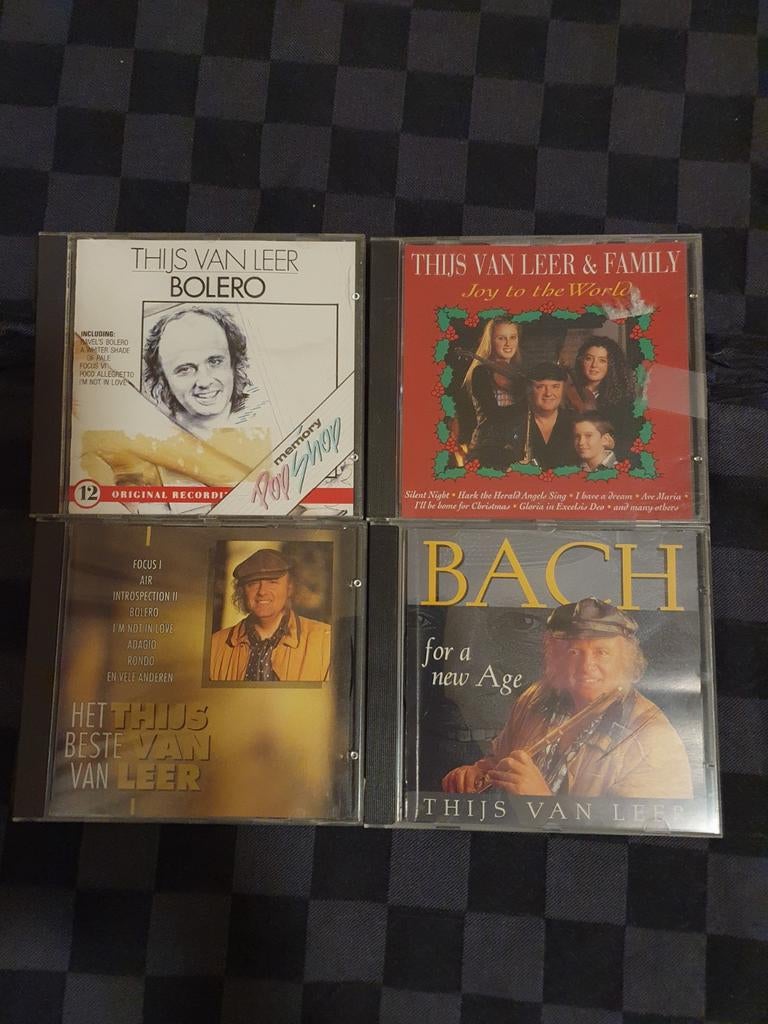 Thijs van leer 4 cd's voor 3 euro partij collectie cd, Verzenden, Classicisme, Gebruikt, Overige typen