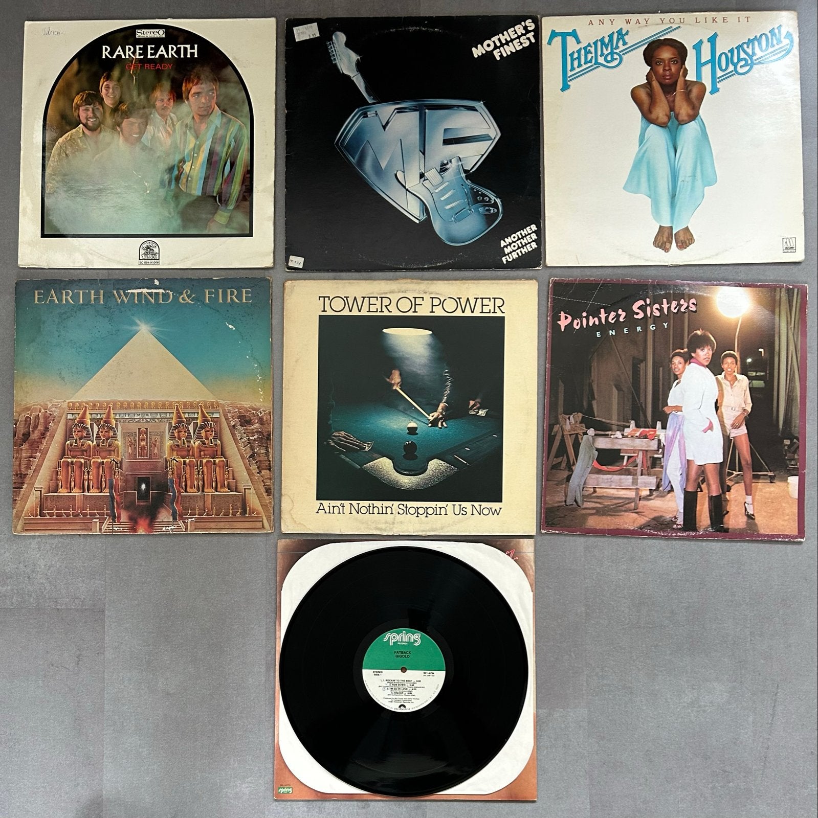 Rare Earth, EWF, Thelma Houston, MothersFinest, ToP, Fatback, Ophalen of Verzenden, Gebruikt, 12 inch