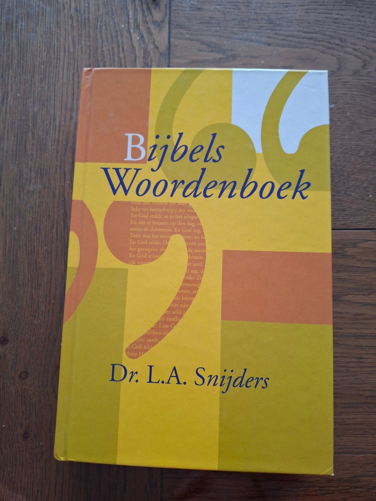 L.A. Snijders - Bijbels woordenboek, Ophalen of Verzenden, Zo goed als nieuw, L.A. Snijders