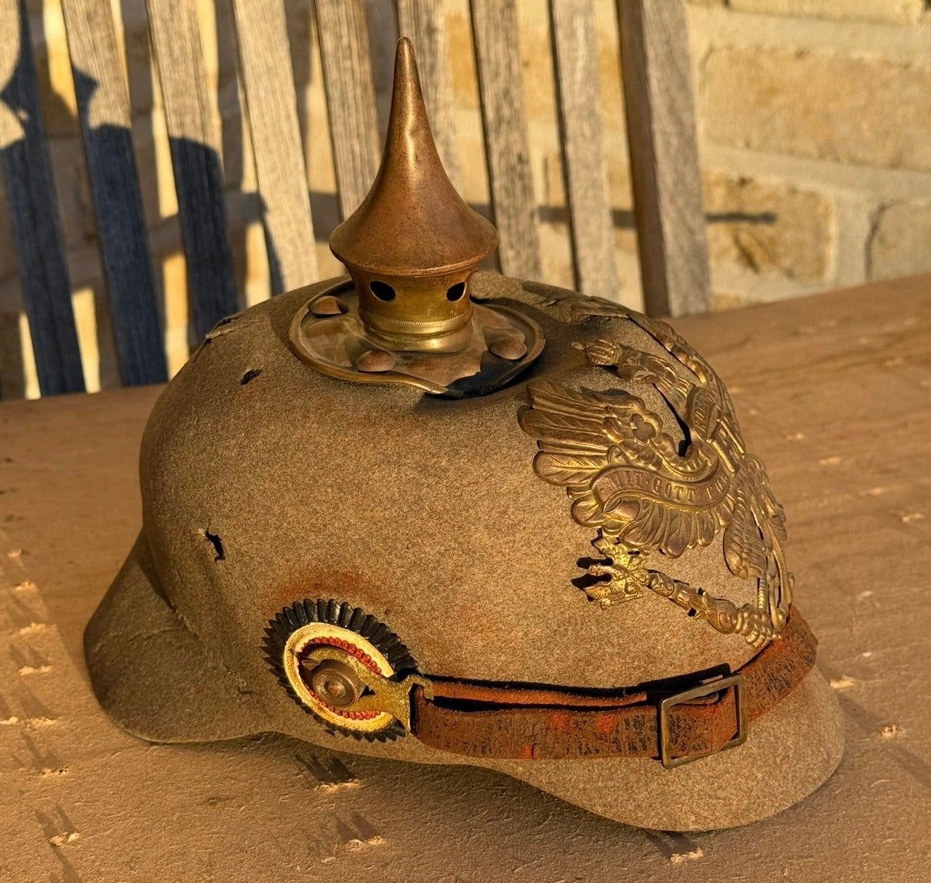 Ersatz Pickelhaube, Verzamelen, Ophalen of Verzenden, Landmacht
