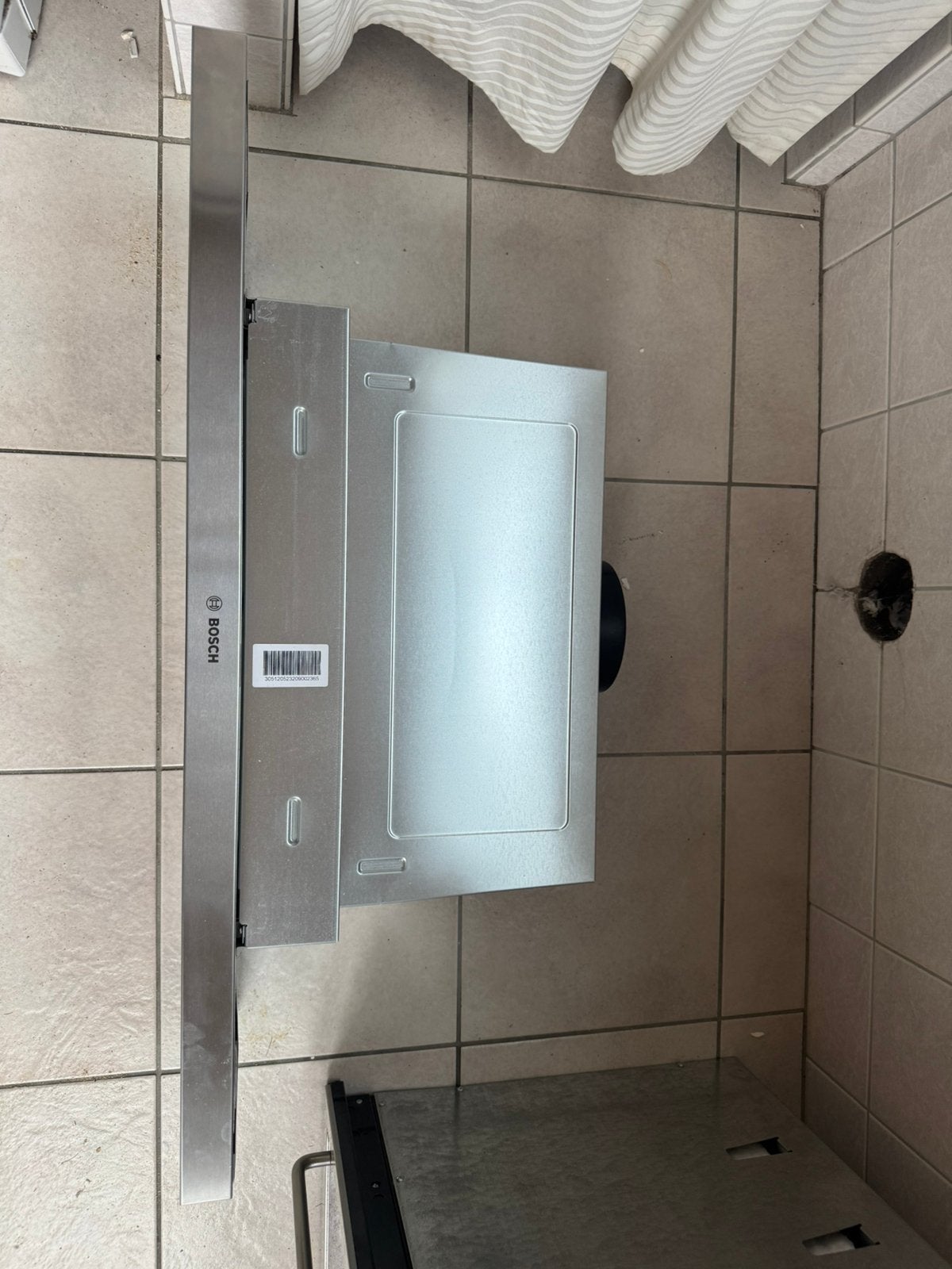 Afzuigkap Bosch uittrekbaar, Ophalen, Onderbouw afzuigkap, Nieuw, Inbouw