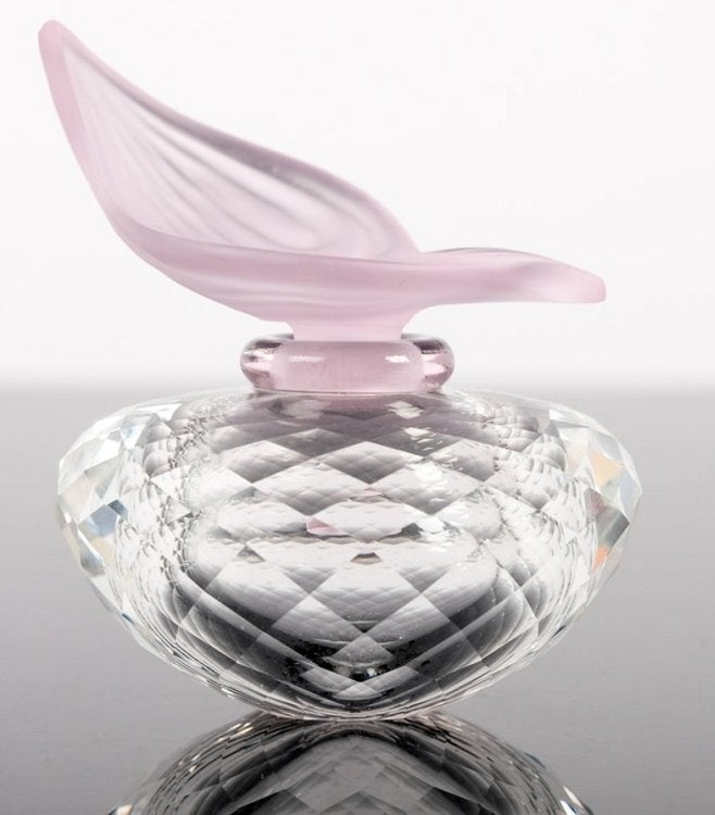 Swarovski Roos Flacon crystal kristal parfumflesje parfum, Ophalen of Verzenden, Zo goed als nieuw, Figuurtje