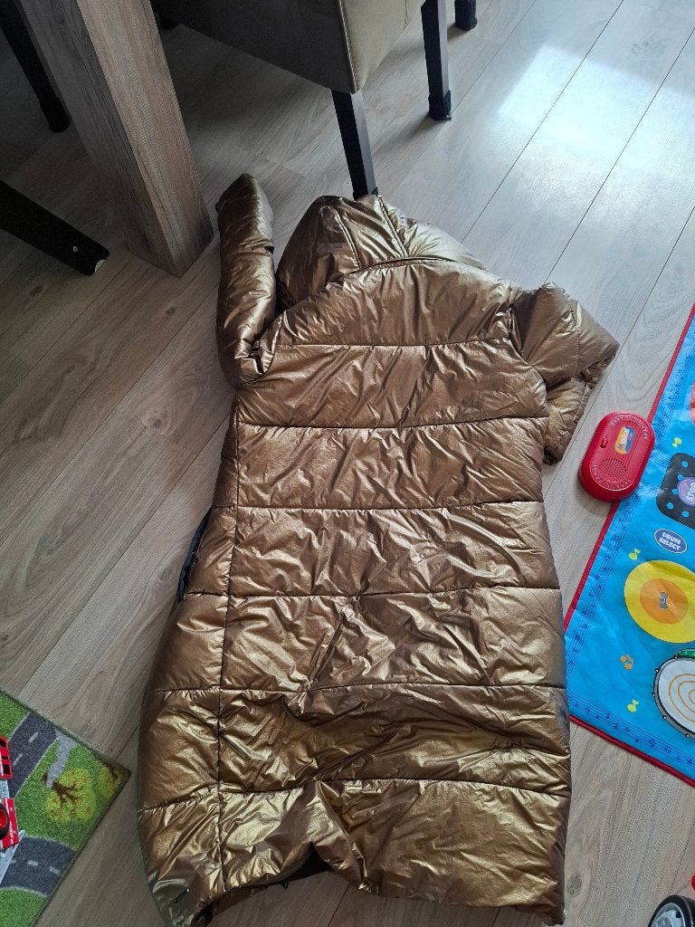 Winterjas, Kleding | Dames, Zo goed als nieuw, Goud, Rino & Pelle, Ophalen