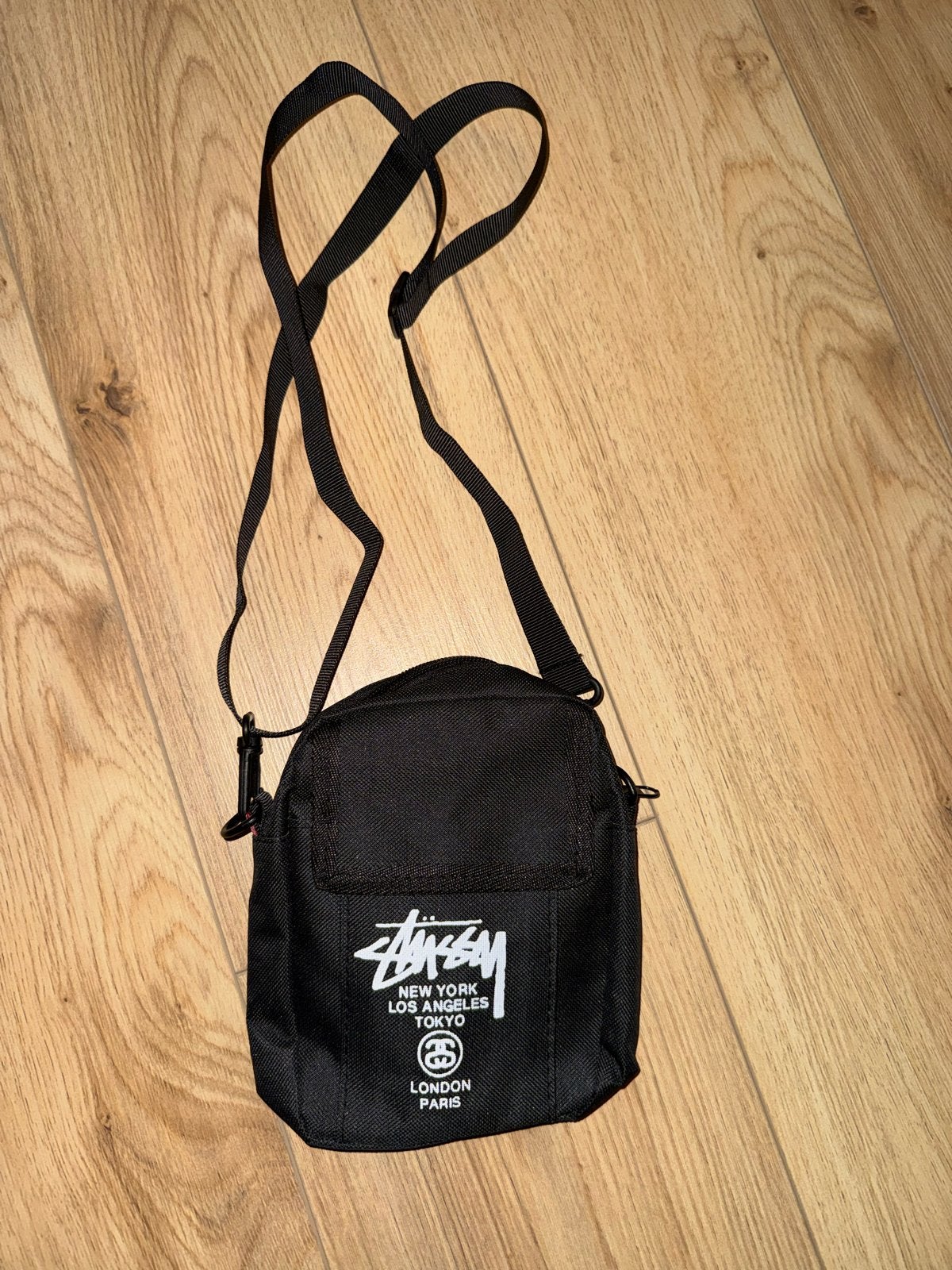 Stussy schoudertas - Zo goed als nieuw, Verzenden, Zo goed als nieuw, Zwart, Overige merken
