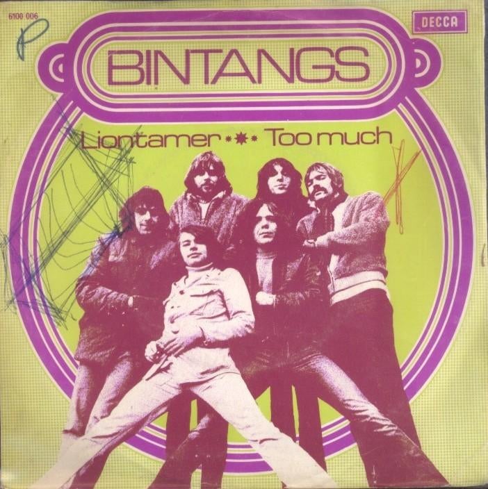 Single  -  THE BINTANGS - Liontamer, Cd's en Dvd's, Vinyl Singles, Ophalen of Verzenden, Gebruikt, Pop