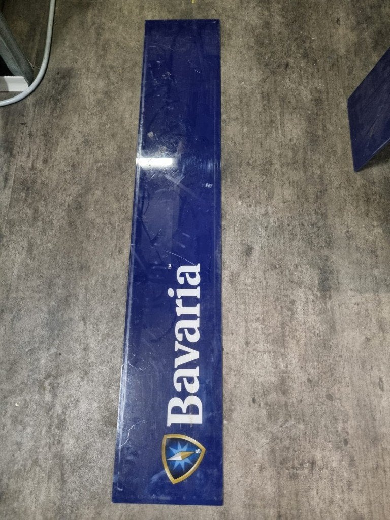 Kunstof plaat voor lichtbak BAVARIA, Ophalen of Verzenden, Zo goed als nieuw, Lichtbak of (neon) lamp