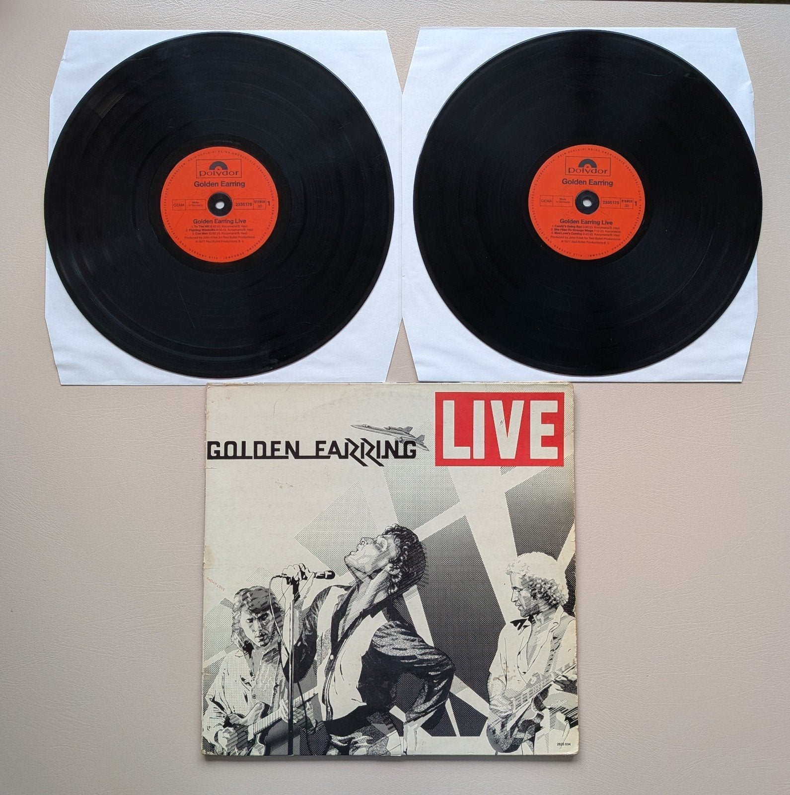 Golden Earring Live Dubbel-LP (1977), Rock, Gebruikt, Verzenden, Dubbel-LP