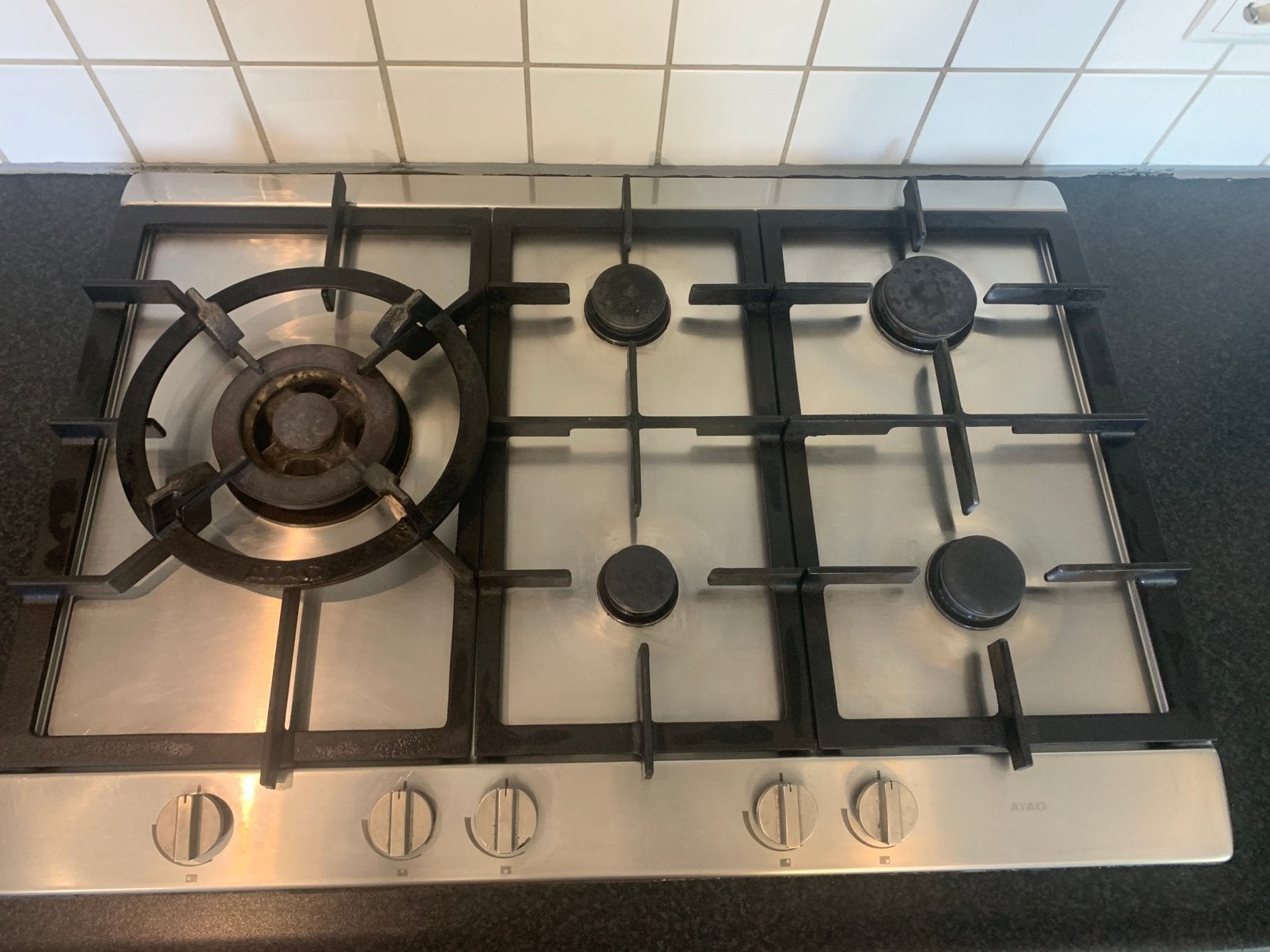 Te koop:Atag gaskookplaat, Ophalen, Gebruikt, Inbouw, Gas