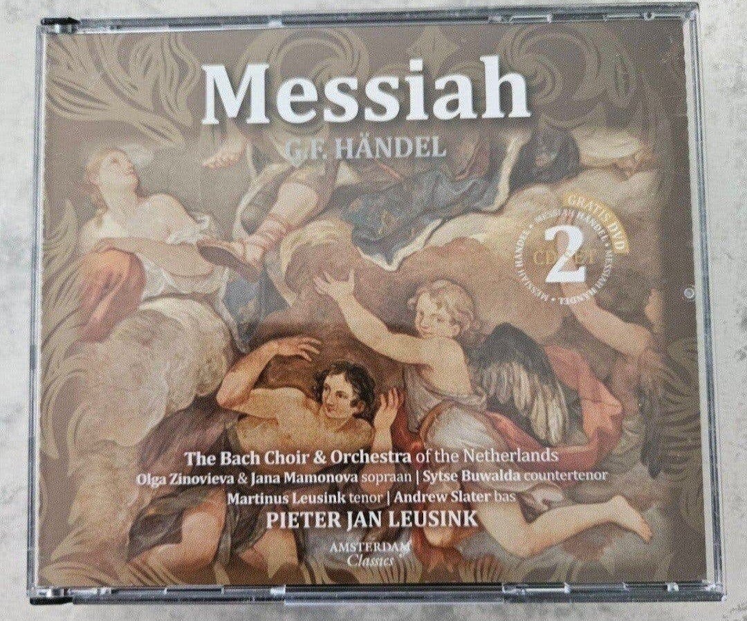 CD/DVD Set: G.F. Händel - Messiah (Pieter Jan Leusink) - 2 C, Ophalen of Verzenden, Barok, Zo goed als nieuw
