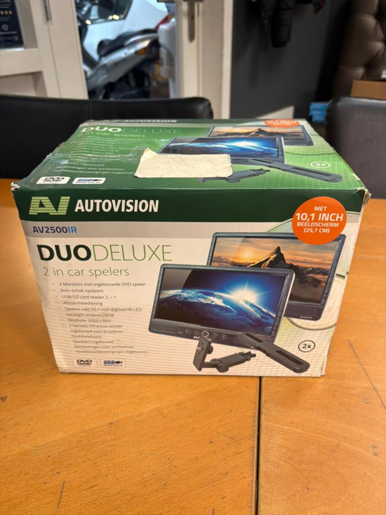 AV Autovision dvd spelers auto universeel hoofdsteun, Audio, Tv en Foto, Dvd-spelers, Ophalen of Verzenden, Gebruikt, Dvd-speler