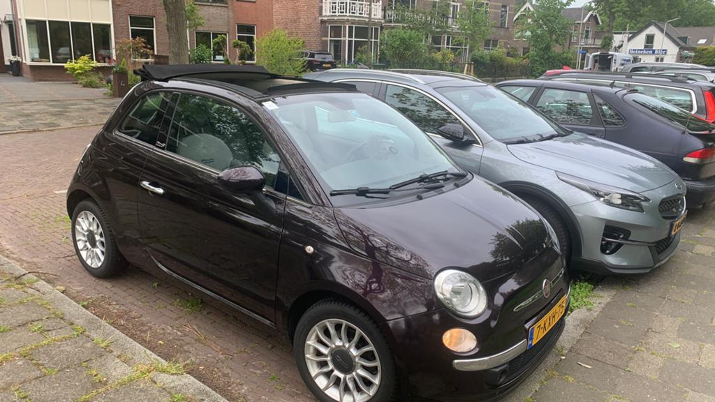 Fiat 500c-875-twin-automaat-Cabrio 7/2013, Euro 5, 31 €/maand, Cabriolet, Leder en Stof