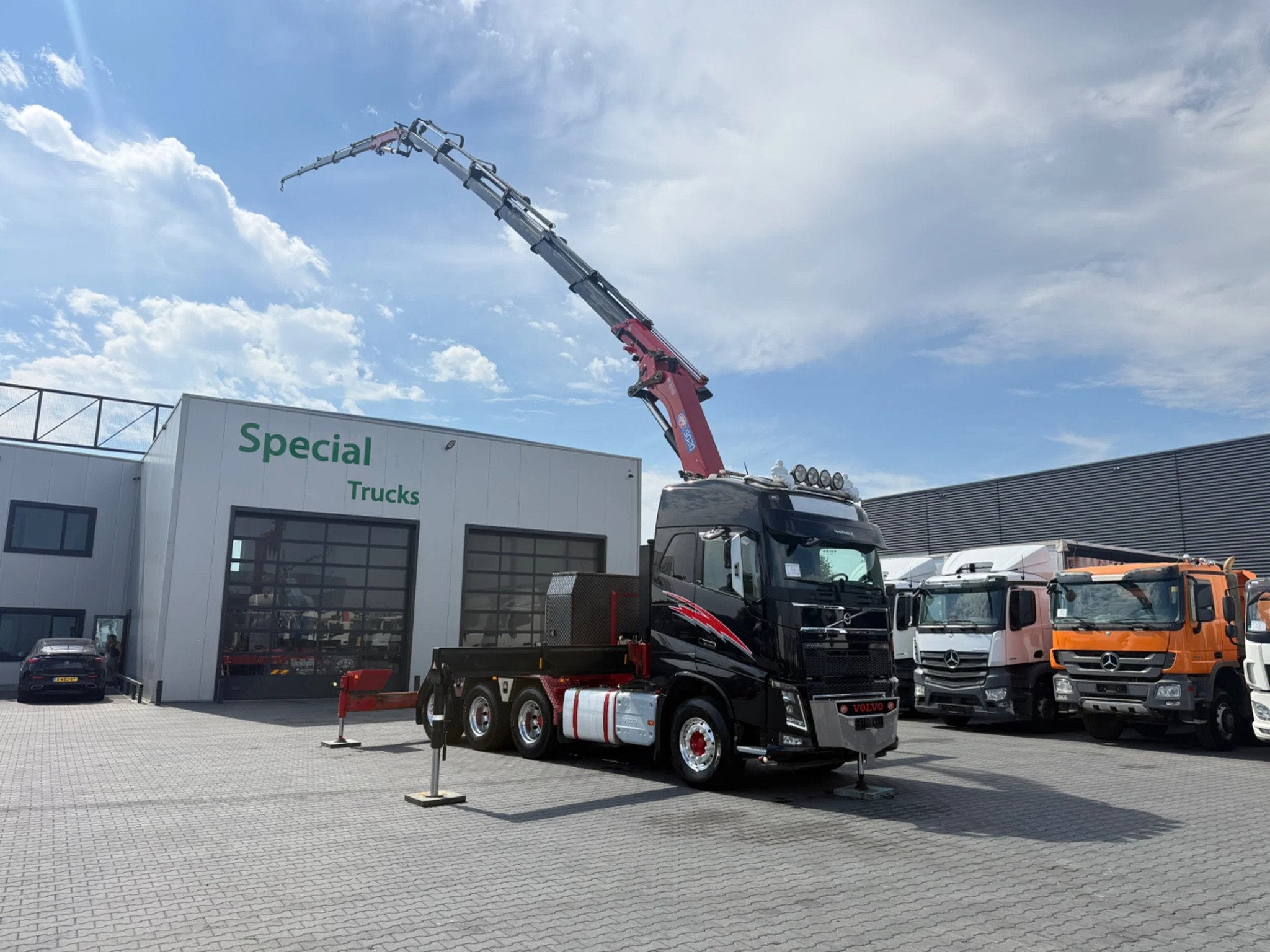 Volvo FH 16.750 FH 8x4*4 / Retarder + HMF 5020-K6 + Flyjib F, Automaat, Achterwielaandrijving, Euro 6, Bedrijf