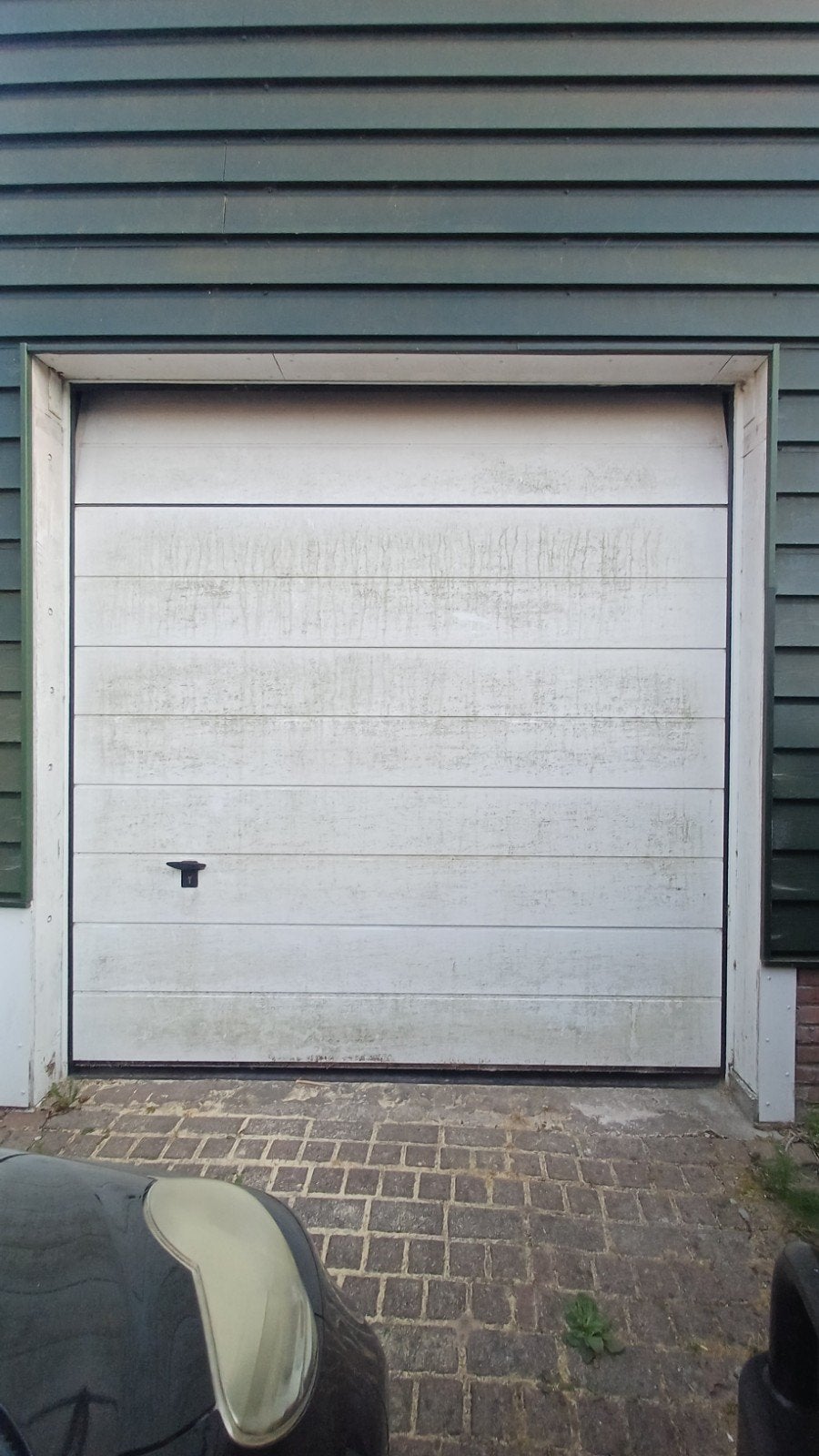 Gratis roldeur met werkend slot en sleutel, Doe-het-zelf en Verbouw, Deuren en Horren, Ophalen, Gebruikt, Garagedeur, 120 cm of meer