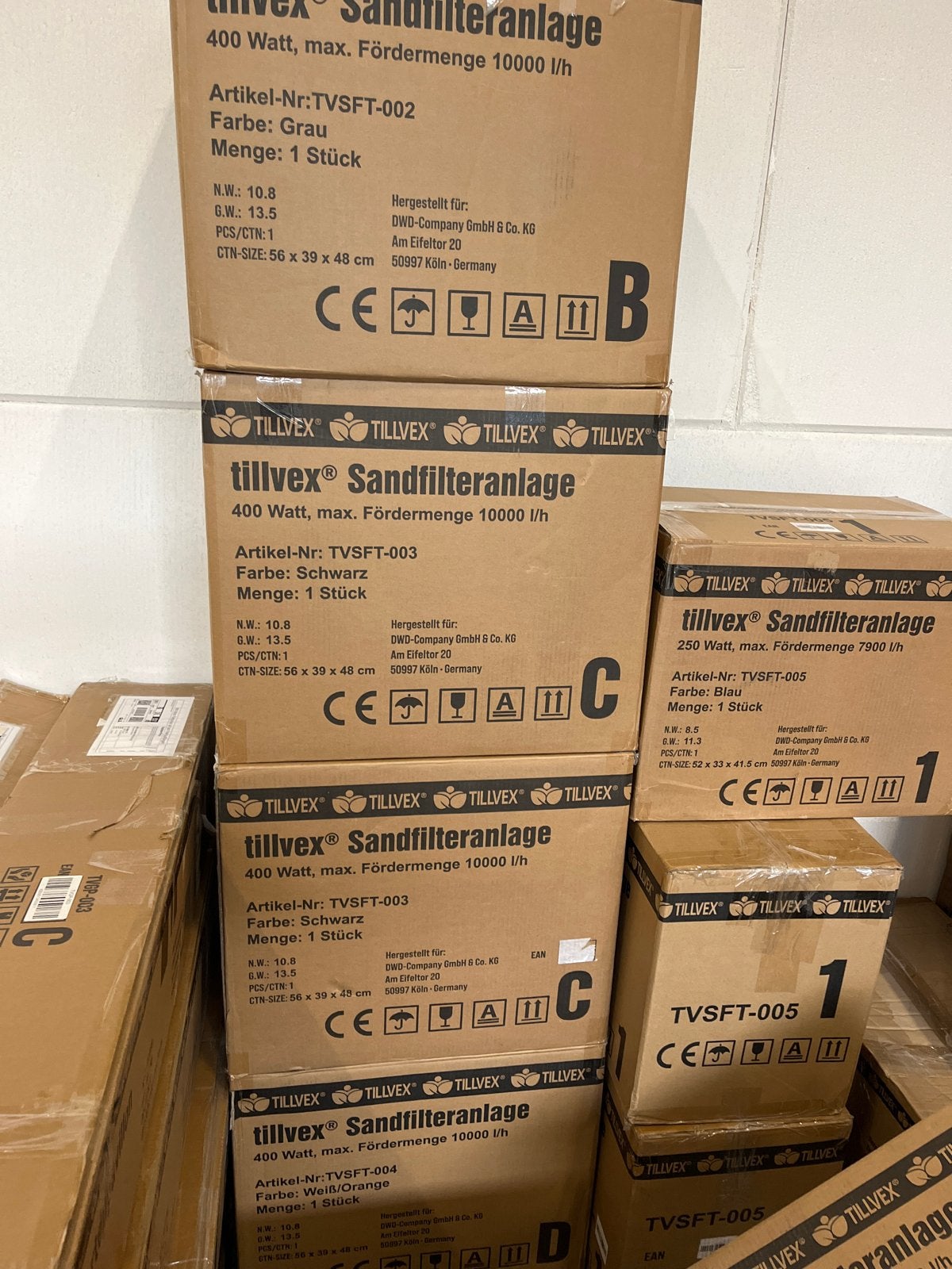 Diverse zandfilterpompen - Nieuw in doos, Ophalen, Nieuw, Zwembadpomp