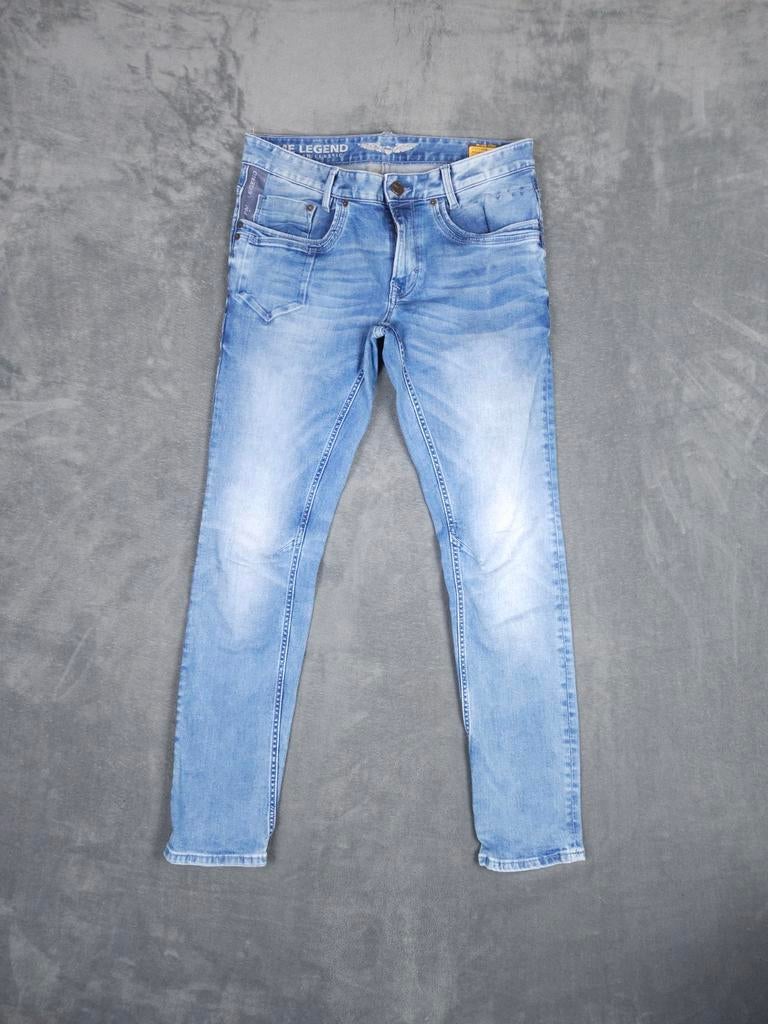 Pme Legend Broek W33 L32 Regular Fit Blauw Jeans Stretch., Blauw, ., Ophalen of Verzenden, Zo goed als nieuw