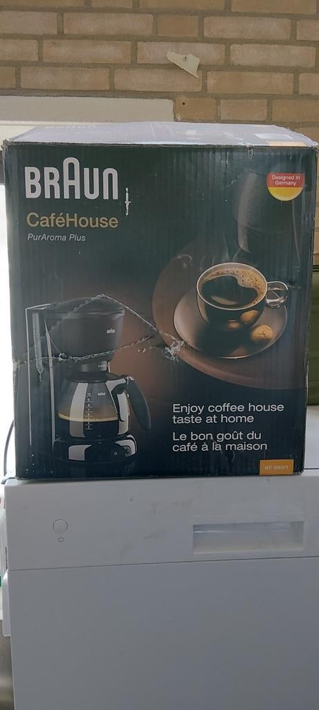 Braun CaféHouse PurAroma Plus KF 560/1 Koffiezetapparaat, 10 kopjes of meer, Gemalen koffie, Ophalen of Verzenden, Koffiemachine