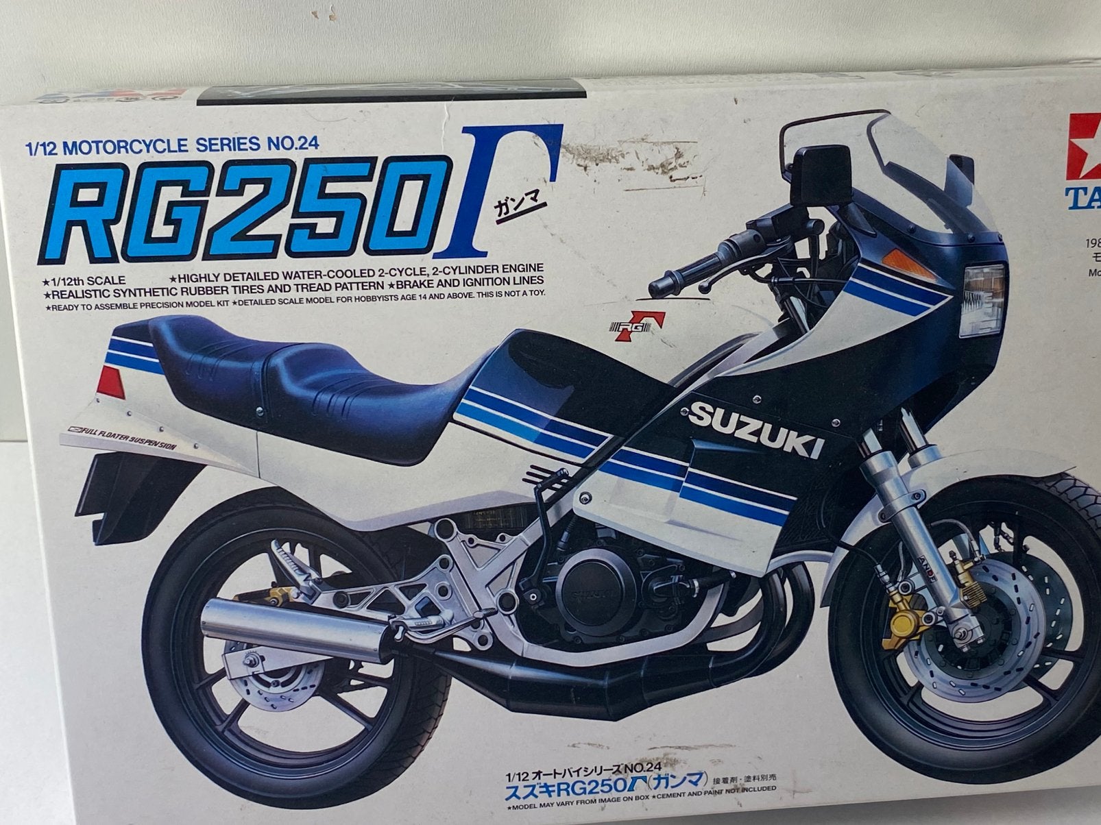 1:12 motorfiets SUZUKI RG250-bouwdoos-new in seal, Nieuw, Ophalen of Verzenden, Tamiya, Groter dan 1:32
