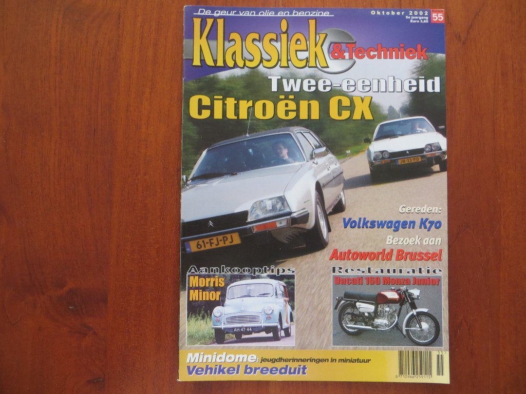 Klassiek & Techniek 55 Citroën CX Prestige, CX GTI, Morris, Ophalen of Verzenden, Nieuw, Citroën