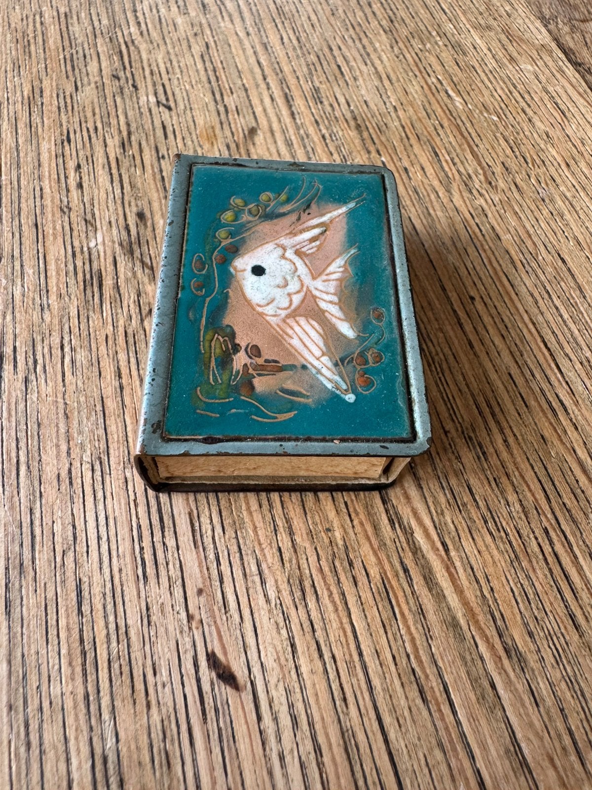 Vintage luciferdooshouder - vis, Verzamelen, Ophalen of Verzenden, Gebruikt, Overige typen